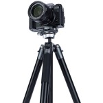 Fotopro FLY-1 Aluminum Travel Tripod with Arca-Type Ball Head (Slate Gray)