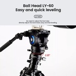 Fotopro LY-60 Quick Adjust Horizontal Head, Leveling Base