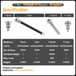 Fotopro Pantour T1 Plus Tripod with Ball Head and T-Track Leveling Bowl