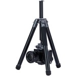 Fotopro FLY-1 Aluminum Travel Tripod with Arca-Type Ball Head (Slate Gray)