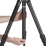 Benro A3883 Reverse-Folding Aluminum Travel Tripod with S6Pro Fluid Video Head