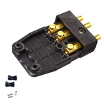 KUPO STAGE PIN CONNECTOR INLINE MALE (TRANSPARENT COVER)
