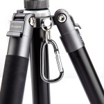Fotopro FY-820 Free-1 Compact Aluminum Travel Tripod (Slate Gray)