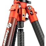 Fotopro X-Airfly Carbon Fiber Travel Tripod (Orange)