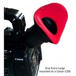 Bluestar Oval Extra-Large Viewfinder Eyecushion (Fleece, Peach)