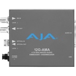 AJA 12G-SDI Input and Output up to 4K/UltraHD with LC Fiber Transceiver