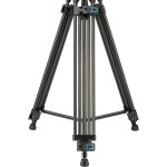 Fotopro DV-3C Heavy Duty Fluid Head Video Carbon Fiber Tripod (Black)
