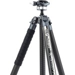 Fotopro X-Aircross 3 Carbon Lite Fiber Travel Tripod with FPH-32Q Ball Head (Slate Gray)