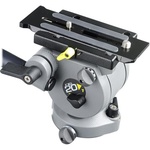 Miller DS-20 Aluminum Tripod System - consists of: DS-20 Fluid Head, DS 2-Stage Tripod, Mid-Level Spreader and Softcase - Supports 20 lbs