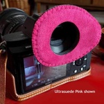 Bluestar Oval Ultra Small Viewfinder Eyecushion (Ultrasuede, Orange)