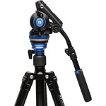 Benro C3883 Reverse-Folding Carbon Fiber Travel Tripod with S6Pro Fluid Video Head