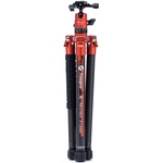Fotopro X-Aircross 3 Carbon Fiber Travel Tripod with FPH-42QR Ball Head (Flame Orange)