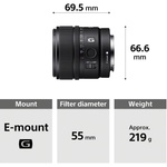 Sony E 15mm f/1.4 G Lens
