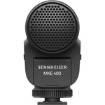Sennheiser MKE 400 Mobile Kit Camera-Mount Shotgun Microphone with Smartphone Recording Bundle