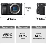 Sony a6400 Mirrorless Camera with 16-50mm Lens