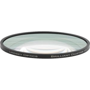 Lindsey Optics 138mm Brilliant Round Drop-In Diopter +3 Close-Up Lens