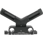 Lindsey Optics Lightweight Support Rod Bridge with V-Block