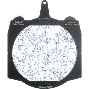 Lindsey Optics Brilliant² 4 x 5.65" Rota-Streak Filter (Blue, Confetti)