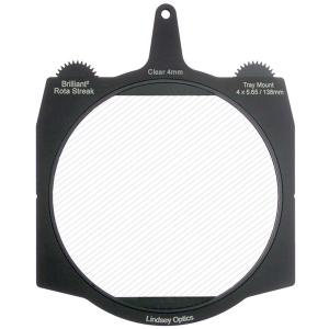 Lindsey Optics Brilliant² 4 x 5.65" Rota-Streak Filter (Clear, 4mm Cylindrical Lens Spacing)