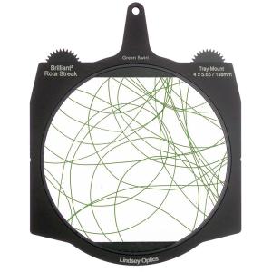 Lindsey Optics Brilliant² 4 x 5.65" Rota-Streak Filter (Green, Swirl)