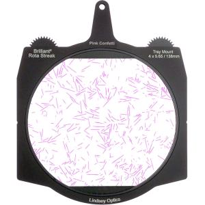 Lindsey Optics Brilliant² 4 x 5.65" Rota-Streak Filter (Pink, Confetti)