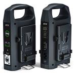 Anton/Bauer Titon 150 4-Battery Kit & VM2 Dual-Bay Charger with 4-Pin XLR Output (V-Mount)