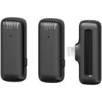Ulanzi J12 2-Person Wireless Microphone System with Lighting Connector for iOS Devices (2.4 GHz)
