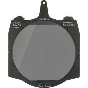 Lindsey Optics Brilliant 1-Stop Rota-Pol Circular Polarizer for 4 x 5.65" Matte Boxes