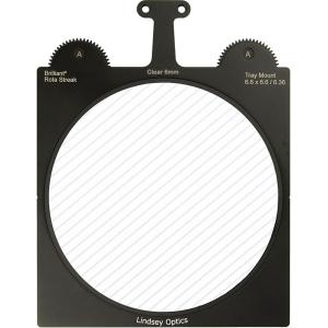 Lindsey Optics Brilliant² Rota-Streak Filter (6.6 x 6.6", Clear, 6mm Cylindrical Lens Spacing)