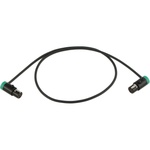 Cable Techniques CT-LPS33-18G LPS Low-Profile TA3F to TA3F Cable (18", Green)