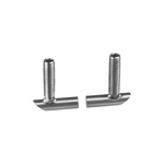 KUPO Stainless Steel Round Body Starter With 3/8"-16 Male Thread (Set of 2)