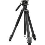 Fotopro Pantour Origin Plus Video Tripod (Black)