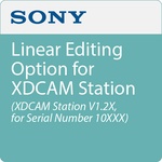 Sony Linear Editing Option for XDCAM Station (XDCAM Station V1.2X, for Serial Number 10XXX)