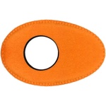 Bluestar Oval Long Viewfinder Eyecushion (Ultrasuede, Orange)