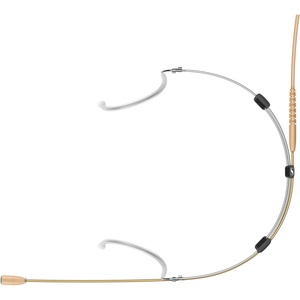 Sennheiser HSP Essential Omnidirectional Neckworn Microphone with 3-Pin LEMO Connector (Beige)