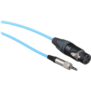 Cable Techniques 3.5mm TRS to 3-Pin XLRF Unbalanced Cable (18", Blue)