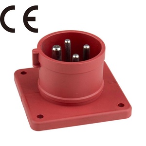 KUPO CEE FORM 32A/4P/400V, PANEL MALE