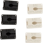 Bubblebee Industries Lav Concealer for DPA 6060 (6-Pack, 3 Black & 3 White)
