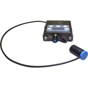 Cable Techniques CT-LP-LR-18XB Low-Profile TA3F to Low-Profile XLR3M Cable (18", Blue Caps)