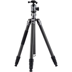 Fotopro Sherpa Max Carbon Fiber Travel Tripod with FPH-62QS Arca-Type Ball Head and Monopod (Black)