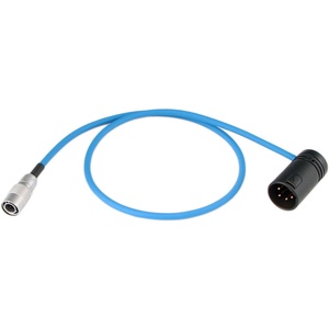 Cable Techniques Low-Profile XLR-4M to 4-Pin Hirose DC Cable (18")