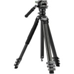 Fotopro Pantour Origin Tripod with MH-4L Video Head (Black)