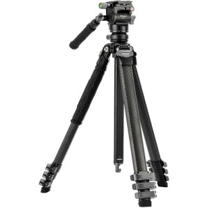 Fotopro Pantour Origin Tripod with MH-4L Video Head (Black)