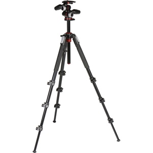 Manfrotto MK190XPRO4-3W Aluminum Tripod with 3-Way Pan/Tilt Head