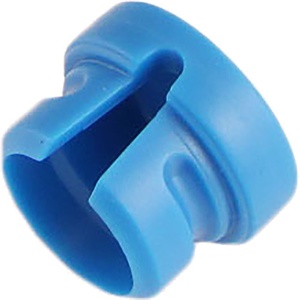 Cable Techniques Color Cap for Low-Profile XLR Connector (Standard Size, Blue)
