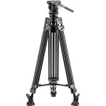 Fotopro DV-5A Pro Heavy-Duty Video Tripod with Fluid Head