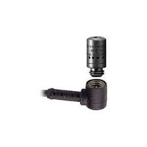Sennheiser MKE105 Supercardioid Lavalier Microphone with Right Angle Cable and Unterminated Lead for Custom Connections (Black)