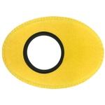 Bluestar Oval Extra-Large Viewfinder Eyecushion (Ultrasuede, Yellow)