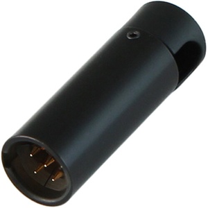 Cable Techniques LPS Low-Profile R/A TA5M Mini XLRM 5-Pin Cable Exit 6/12 O'Clock - 5mm/Large (Black Cap)