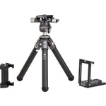Benro TablePod Pro Kit Carbon Fiber Tripod and Ball Head with ArcaSmart 70mm Smartphone Adapter Plate